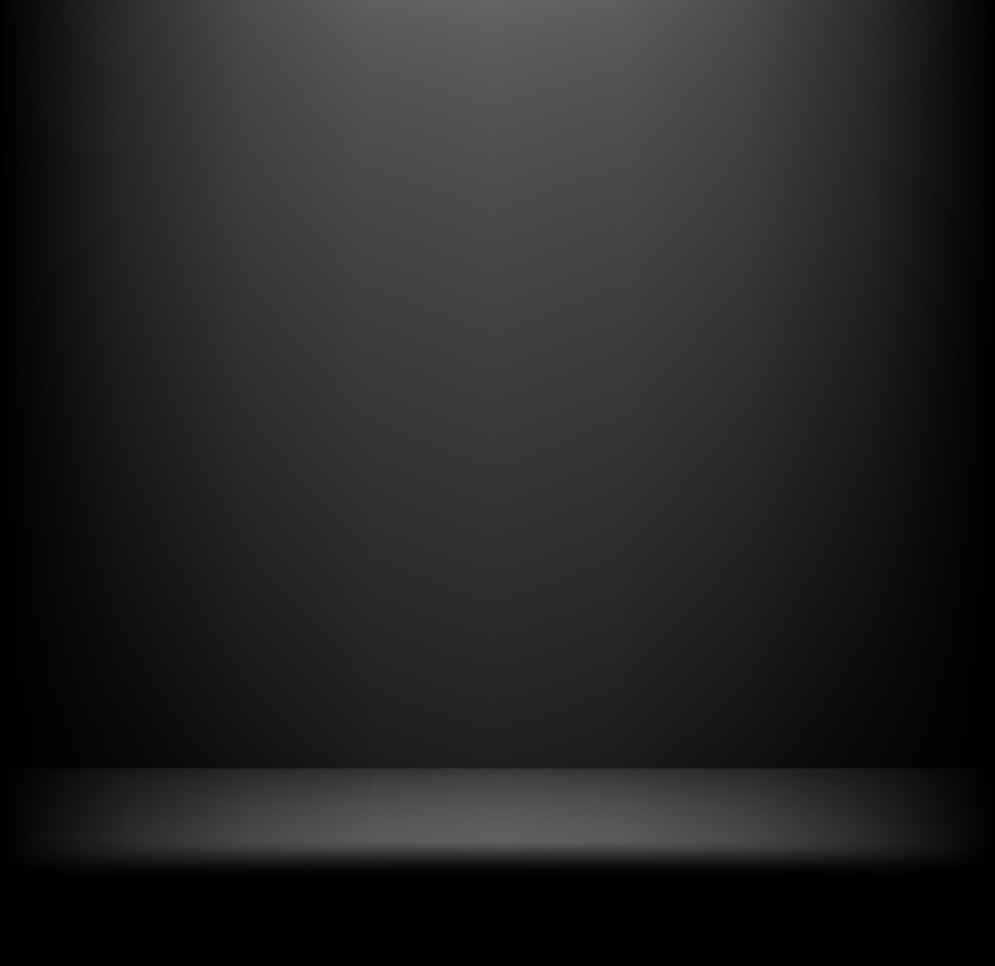 Stylish Black Gradient Studio Showcase Room Background with Dark